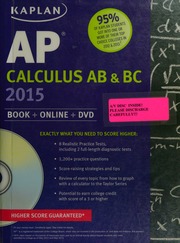 Ap Calculus Ab Bc 2015 Ruby Tamara Lefcourt Author Sellers