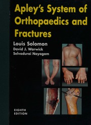 Apleys System Of Orthopaedics And Fractures 8th Ed Apley A Graham Alan Graham