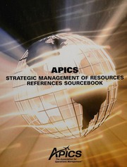 Apics Strategic Management Of Resources References Sourcebook Rivers