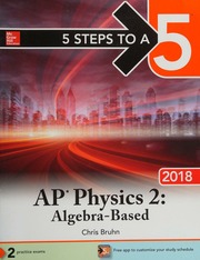 Ap Physics 2 Algebrabased 2018 Bruhn Chris Author