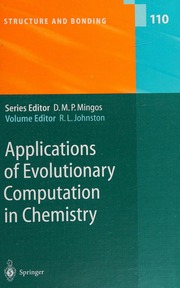 Applications Of Evolutionary Computation In Chemistry Johnston