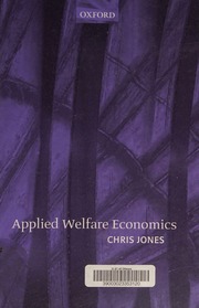Applied Welfare Economics Jones Chris 1953