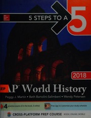 Ap World History 2018 Martin Peggy J Author Bartolinisalimbeni