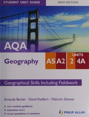 Aqa Asa2 Geography Units 24a Geographical Skills Including Fieldwork Barker