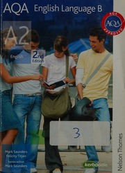 Aqa English Language B A2 Titjen Felicity Author Saunders Mark