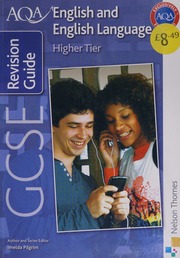 Aqa Gcse English And English Language Higher Revision Guide Pilgrim
