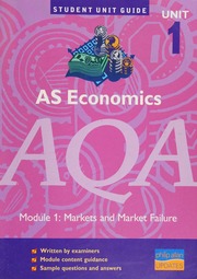 Aqa As Economics Module 1 Unknown