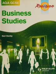 Aqa Gcse Business Studies Gcse Revision Guide Denby Neil