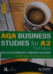 Aqa Business Studies For A2 Unknown