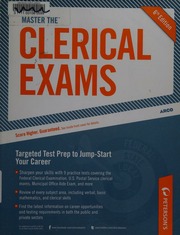 Arco Master The Clerical Exams Niesz John J Arco Publishing Company