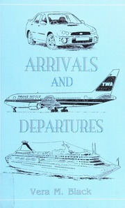 Arrivals And Departures Black Vera M