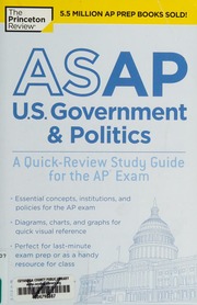 Asap Us Government Politics Princeton Review Firm Author