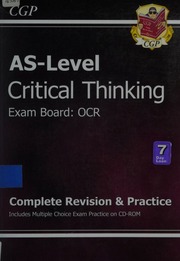 Aslevel Critical Thinking Complete Revision And Practice Gibbons