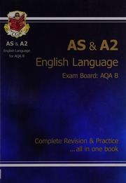 Aslevel English Language Complete Revision And Practice Exam Board Aqa B Parsons