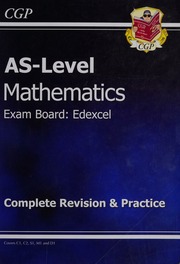 Aslevel Maths Edexcel Complete Revision Practice Parsons Richard