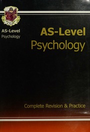Aslevel Psychology The Revision Guide Unknown