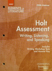 Asmnt Wrtglstngspkg Eolit 2005 G 11 Holt Rinehart Winston