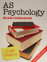 As Psychology Exam Companion Charles Clare
