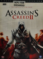 Assassins Creed Ii The Complete Official Guide Collectors Ed Unknown