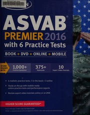 Asvab Premier 2016 Kaplan Publishing Editor