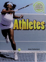 Athletes 1st Ed Sutherland Adam
