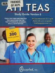 Ati Teas Study Guide Version 6 Teas 6 Test Prep And Practice Test Questions For The Test Of Essential Academic Skills Sixth Edition Sixth Edition Accepted