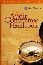 The Audit Committee Handbook Braiotta Louis 1943
