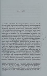 Authority Continuity And Change In Islamic Law Hallaq Wael B