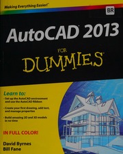 Autocad 2013 For Dummies Fane Bill Byrnes David 1947