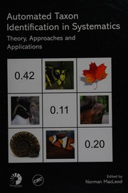 Automated Taxon Identification In Systematics Theory Approaches And Applications Macleod