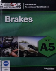 Automobile Certification Series 5th Ed Delmar Cengage Learning