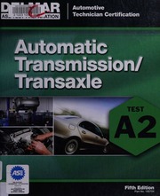 Automatic Transmission Transaxle A2 5th Ed Unknown