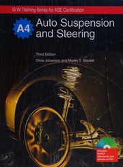 Auto Suspension And Steering Johanson Chris Stockel Martin T