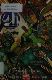 Avengers Ai Vol 1 Human After All Humphries Sam Author Araújo