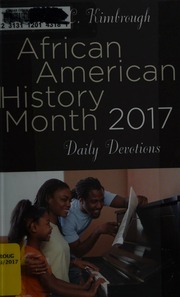 African American History Month Daily Devotions 2017 Kimbrough