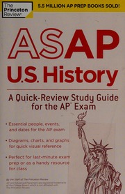 Asap Us History Princeton Review Firm Author