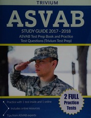 Asvab 20172018 Asvab Test Prep Book And Practice Test Questions Unknown