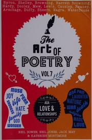 The Art Of Poetry Volume 7 Poems Past Present Love And Relationships Bowen
