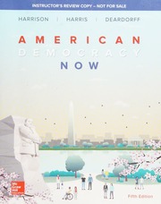 American Democracy Now Harrison Brigid C Harris Jean Jean Wahl