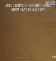 Asia Pacific Honor Designers Show Flat Collection Unknown