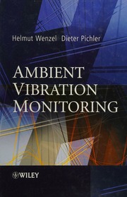 Ambient Vibration Monitoring Wenzel Helmut Pichler Dieter