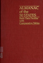 Almanac Of The 50 States Basic Data Profiles With Comparative Tables Hornor
