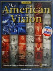 The American Vision Teacher Wraparound Ed Appleby Joyce Oldham National Geographic Society Us