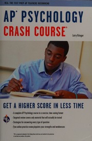 Ap Psychology Crash Course Krieger Larry Research And Education Association