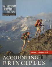 Accounting Principles Vol 1 Chapters 112 10th Ed Weygandt