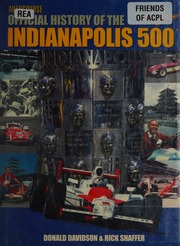 Autocourse Official History Of The Indianapolis 500 Davidson