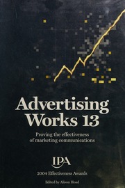 Advertising Works 13 Alison Hoad