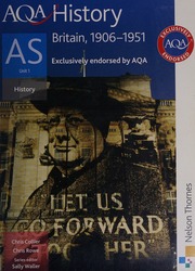 Aqa As History Britain 19061951 Collier Chris Waller Sally