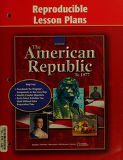 The American Republic To 1877 Reproducible Lesson Plans Glencoemcgrawhill