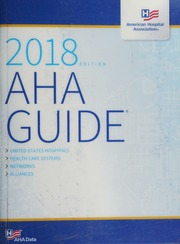 Aha Guide To The Health Care Field 2018 American Hospital Association